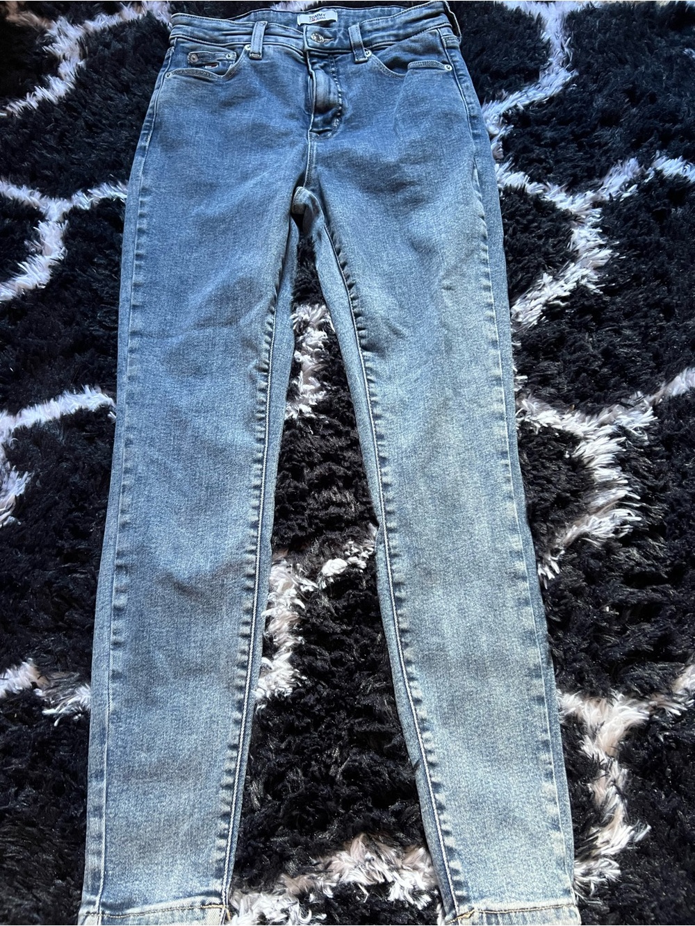 Tommy Hilfiger Women's Straight Leg Light Blue Jeans